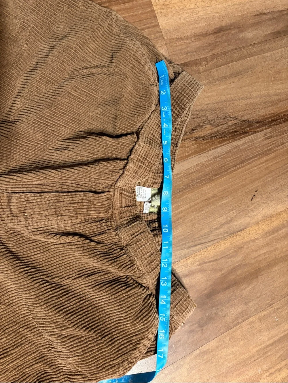 Men's Brown Corduroy Pants - Casual Relaxed Fit 100% cotton